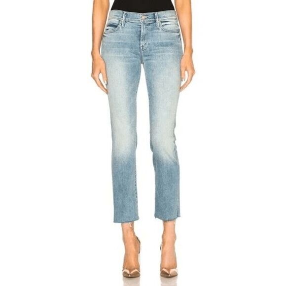 MOTHER Women's Rascal Ankle Snippet Jeans in Wild At Heart Wash size 25 - Picture 1 of 12